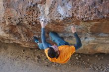 Bouldering in Hueco Tanks on 01/29/2020 with Blue Lizard Climbing and Yoga

Filename: SRM_20200129_1423240.jpg
Aperture: f/2.8
Shutter Speed: 1/250
Body: Canon EOS-1D Mark II
Lens: Canon EF 50mm f/1.8 II