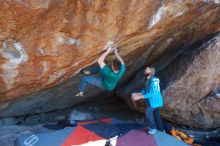 Bouldering in Hueco Tanks on 01/29/2020 with Blue Lizard Climbing and Yoga

Filename: SRM_20200129_1505150.jpg
Aperture: f/5.0
Shutter Speed: 1/320
Body: Canon EOS-1D Mark II
Lens: Canon EF 16-35mm f/2.8 L