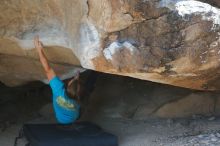 Bouldering in Hueco Tanks on 01/29/2020 with Blue Lizard Climbing and Yoga

Filename: SRM_20200129_1526180.jpg
Aperture: f/3.5
Shutter Speed: 1/320
Body: Canon EOS-1D Mark II
Lens: Canon EF 50mm f/1.8 II