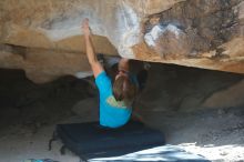 Bouldering in Hueco Tanks on 01/29/2020 with Blue Lizard Climbing and Yoga

Filename: SRM_20200129_1526270.jpg
Aperture: f/3.5
Shutter Speed: 1/320
Body: Canon EOS-1D Mark II
Lens: Canon EF 50mm f/1.8 II