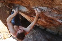 Bouldering in Hueco Tanks on 01/29/2020 with Blue Lizard Climbing and Yoga

Filename: SRM_20200129_1533110.jpg
Aperture: f/5.0
Shutter Speed: 1/320
Body: Canon EOS-1D Mark II
Lens: Canon EF 50mm f/1.8 II