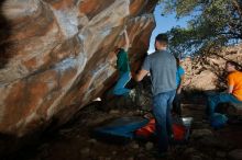 Bouldering in Hueco Tanks on 01/29/2020 with Blue Lizard Climbing and Yoga

Filename: SRM_20200129_1546290.jpg
Aperture: f/8.0
Shutter Speed: 1/250
Body: Canon EOS-1D Mark II
Lens: Canon EF 16-35mm f/2.8 L