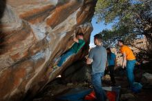 Bouldering in Hueco Tanks on 01/29/2020 with Blue Lizard Climbing and Yoga

Filename: SRM_20200129_1546320.jpg
Aperture: f/8.0
Shutter Speed: 1/250
Body: Canon EOS-1D Mark II
Lens: Canon EF 16-35mm f/2.8 L