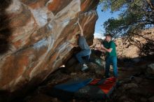 Bouldering in Hueco Tanks on 01/29/2020 with Blue Lizard Climbing and Yoga

Filename: SRM_20200129_1549330.jpg
Aperture: f/8.0
Shutter Speed: 1/250
Body: Canon EOS-1D Mark II
Lens: Canon EF 16-35mm f/2.8 L