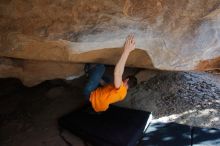 Bouldering in Hueco Tanks on 01/29/2020 with Blue Lizard Climbing and Yoga

Filename: SRM_20200129_1555360.jpg
Aperture: f/5.0
Shutter Speed: 1/250
Body: Canon EOS-1D Mark II
Lens: Canon EF 16-35mm f/2.8 L