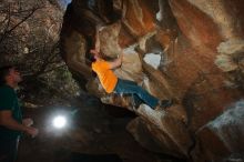 Bouldering in Hueco Tanks on 01/29/2020 with Blue Lizard Climbing and Yoga

Filename: SRM_20200129_1606360.jpg
Aperture: f/8.0
Shutter Speed: 1/250
Body: Canon EOS-1D Mark II
Lens: Canon EF 16-35mm f/2.8 L