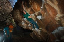 Bouldering in Hueco Tanks on 01/29/2020 with Blue Lizard Climbing and Yoga

Filename: SRM_20200129_1607480.jpg
Aperture: f/8.0
Shutter Speed: 1/250
Body: Canon EOS-1D Mark II
Lens: Canon EF 16-35mm f/2.8 L