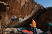 Bouldering in Hueco Tanks on 01/29/2020 with Blue Lizard Climbing and Yoga

Filename: SRM_20200129_1613270.jpg
Aperture: f/8.0
Shutter Speed: 1/250
Body: Canon EOS-1D Mark II
Lens: Canon EF 16-35mm f/2.8 L