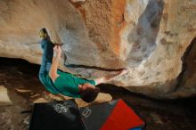 Bouldering in Hueco Tanks on 01/29/2020 with Blue Lizard Climbing and Yoga

Filename: SRM_20200129_1648400.jpg
Aperture: f/8.0
Shutter Speed: 1/250
Body: Canon EOS-1D Mark II
Lens: Canon EF 16-35mm f/2.8 L