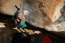 Bouldering in Hueco Tanks on 01/29/2020 with Blue Lizard Climbing and Yoga

Filename: SRM_20200129_1655390.jpg
Aperture: f/8.0
Shutter Speed: 1/250
Body: Canon EOS-1D Mark II
Lens: Canon EF 16-35mm f/2.8 L