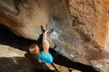 Bouldering in Hueco Tanks on 01/29/2020 with Blue Lizard Climbing and Yoga

Filename: SRM_20200129_1657380.jpg
Aperture: f/8.0
Shutter Speed: 1/250
Body: Canon EOS-1D Mark II
Lens: Canon EF 16-35mm f/2.8 L