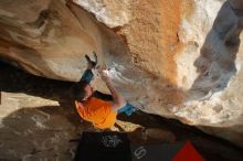 Bouldering in Hueco Tanks on 01/29/2020 with Blue Lizard Climbing and Yoga

Filename: SRM_20200129_1707420.jpg
Aperture: f/8.0
Shutter Speed: 1/250
Body: Canon EOS-1D Mark II
Lens: Canon EF 16-35mm f/2.8 L