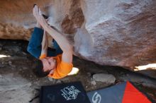 Bouldering in Hueco Tanks on 01/29/2020 with Blue Lizard Climbing and Yoga

Filename: SRM_20200129_1716060.jpg
Aperture: f/3.5
Shutter Speed: 1/400
Body: Canon EOS-1D Mark II
Lens: Canon EF 16-35mm f/2.8 L