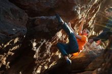 Bouldering in Hueco Tanks on 01/29/2020 with Blue Lizard Climbing and Yoga

Filename: SRM_20200129_1807291.jpg
Aperture: f/3.5
Shutter Speed: 1/500
Body: Canon EOS-1D Mark II
Lens: Canon EF 50mm f/1.8 II