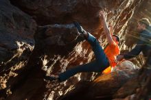 Bouldering in Hueco Tanks on 01/29/2020 with Blue Lizard Climbing and Yoga

Filename: SRM_20200129_1807320.jpg
Aperture: f/3.5
Shutter Speed: 1/500
Body: Canon EOS-1D Mark II
Lens: Canon EF 50mm f/1.8 II