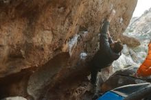 Bouldering in Hueco Tanks on 01/29/2020 with Blue Lizard Climbing and Yoga

Filename: SRM_20200129_1818040.jpg
Aperture: f/3.2
Shutter Speed: 1/250
Body: Canon EOS-1D Mark II
Lens: Canon EF 50mm f/1.8 II