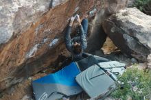 Bouldering in Hueco Tanks on 01/29/2020 with Blue Lizard Climbing and Yoga

Filename: SRM_20200129_1825030.jpg
Aperture: f/2.8
Shutter Speed: 1/200
Body: Canon EOS-1D Mark II
Lens: Canon EF 50mm f/1.8 II