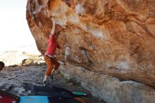 Bouldering in Hueco Tanks on 02/01/2020 with Blue Lizard Climbing and Yoga

Filename: SRM_20200201_1103280.jpg
Aperture: f/6.3
Shutter Speed: 1/250
Body: Canon EOS-1D Mark II
Lens: Canon EF 16-35mm f/2.8 L