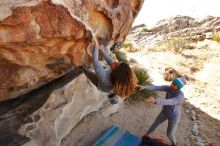 Bouldering in Hueco Tanks on 02/01/2020 with Blue Lizard Climbing and Yoga

Filename: SRM_20200201_1104110.jpg
Aperture: f/5.6
Shutter Speed: 1/250
Body: Canon EOS-1D Mark II
Lens: Canon EF 16-35mm f/2.8 L