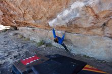 Bouldering in Hueco Tanks on 02/01/2020 with Blue Lizard Climbing and Yoga

Filename: SRM_20200201_1124440.jpg
Aperture: f/4.5
Shutter Speed: 1/250
Body: Canon EOS-1D Mark II
Lens: Canon EF 16-35mm f/2.8 L