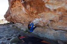 Bouldering in Hueco Tanks on 02/01/2020 with Blue Lizard Climbing and Yoga

Filename: SRM_20200201_1124580.jpg
Aperture: f/7.1
Shutter Speed: 1/250
Body: Canon EOS-1D Mark II
Lens: Canon EF 16-35mm f/2.8 L