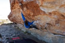 Bouldering in Hueco Tanks on 02/01/2020 with Blue Lizard Climbing and Yoga

Filename: SRM_20200201_1125111.jpg
Aperture: f/7.1
Shutter Speed: 1/250
Body: Canon EOS-1D Mark II
Lens: Canon EF 16-35mm f/2.8 L