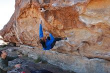 Bouldering in Hueco Tanks on 02/01/2020 with Blue Lizard Climbing and Yoga

Filename: SRM_20200201_1125190.jpg
Aperture: f/6.3
Shutter Speed: 1/250
Body: Canon EOS-1D Mark II
Lens: Canon EF 16-35mm f/2.8 L