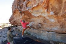 Bouldering in Hueco Tanks on 02/01/2020 with Blue Lizard Climbing and Yoga

Filename: SRM_20200201_1128530.jpg
Aperture: f/5.6
Shutter Speed: 1/250
Body: Canon EOS-1D Mark II
Lens: Canon EF 16-35mm f/2.8 L