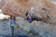 Bouldering in Hueco Tanks on 02/01/2020 with Blue Lizard Climbing and Yoga

Filename: SRM_20200201_1135330.jpg
Aperture: f/3.5
Shutter Speed: 1/250
Body: Canon EOS-1D Mark II
Lens: Canon EF 50mm f/1.8 II