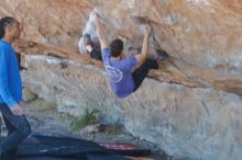 Bouldering in Hueco Tanks on 02/01/2020 with Blue Lizard Climbing and Yoga

Filename: SRM_20200201_1135450.jpg
Aperture: f/3.2
Shutter Speed: 1/250
Body: Canon EOS-1D Mark II
Lens: Canon EF 50mm f/1.8 II