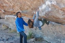 Bouldering in Hueco Tanks on 02/01/2020 with Blue Lizard Climbing and Yoga

Filename: SRM_20200201_1137301.jpg
Aperture: f/3.2
Shutter Speed: 1/250
Body: Canon EOS-1D Mark II
Lens: Canon EF 50mm f/1.8 II