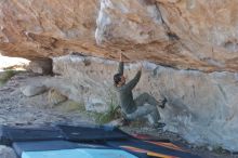 Bouldering in Hueco Tanks on 02/01/2020 with Blue Lizard Climbing and Yoga

Filename: SRM_20200201_1142470.jpg
Aperture: f/3.2
Shutter Speed: 1/250
Body: Canon EOS-1D Mark II
Lens: Canon EF 50mm f/1.8 II