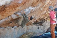 Bouldering in Hueco Tanks on 02/01/2020 with Blue Lizard Climbing and Yoga

Filename: SRM_20200201_1157120.jpg
Aperture: f/3.5
Shutter Speed: 1/250
Body: Canon EOS-1D Mark II
Lens: Canon EF 50mm f/1.8 II