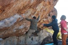 Bouldering in Hueco Tanks on 02/01/2020 with Blue Lizard Climbing and Yoga

Filename: SRM_20200201_1157500.jpg
Aperture: f/4.5
Shutter Speed: 1/250
Body: Canon EOS-1D Mark II
Lens: Canon EF 50mm f/1.8 II