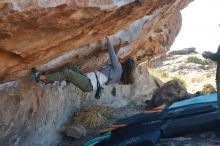 Bouldering in Hueco Tanks on 02/01/2020 with Blue Lizard Climbing and Yoga

Filename: SRM_20200201_1158550.jpg
Aperture: f/4.5
Shutter Speed: 1/250
Body: Canon EOS-1D Mark II
Lens: Canon EF 50mm f/1.8 II