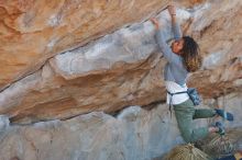 Bouldering in Hueco Tanks on 02/01/2020 with Blue Lizard Climbing and Yoga

Filename: SRM_20200201_1159140.jpg
Aperture: f/3.5
Shutter Speed: 1/250
Body: Canon EOS-1D Mark II
Lens: Canon EF 50mm f/1.8 II