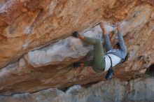 Bouldering in Hueco Tanks on 02/01/2020 with Blue Lizard Climbing and Yoga

Filename: SRM_20200201_1159200.jpg
Aperture: f/4.5
Shutter Speed: 1/250
Body: Canon EOS-1D Mark II
Lens: Canon EF 50mm f/1.8 II