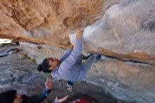 Bouldering in Hueco Tanks on 02/01/2020 with Blue Lizard Climbing and Yoga

Filename: SRM_20200201_1213180.jpg
Aperture: f/5.0
Shutter Speed: 1/250
Body: Canon EOS-1D Mark II
Lens: Canon EF 16-35mm f/2.8 L