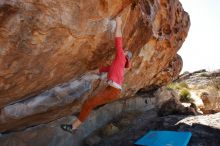 Bouldering in Hueco Tanks on 02/01/2020 with Blue Lizard Climbing and Yoga

Filename: SRM_20200201_1226500.jpg
Aperture: f/9.0
Shutter Speed: 1/250
Body: Canon EOS-1D Mark II
Lens: Canon EF 16-35mm f/2.8 L