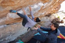 Bouldering in Hueco Tanks on 02/01/2020 with Blue Lizard Climbing and Yoga

Filename: SRM_20200201_1237250.jpg
Aperture: f/3.5
Shutter Speed: 1/250
Body: Canon EOS-1D Mark II
Lens: Canon EF 16-35mm f/2.8 L