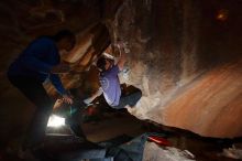 Bouldering in Hueco Tanks on 02/01/2020 with Blue Lizard Climbing and Yoga

Filename: SRM_20200201_1336010.jpg
Aperture: f/8.0
Shutter Speed: 1/250
Body: Canon EOS-1D Mark II
Lens: Canon EF 16-35mm f/2.8 L