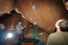 Bouldering in Hueco Tanks on 02/01/2020 with Blue Lizard Climbing and Yoga

Filename: SRM_20200201_1347570.jpg
Aperture: f/8.0
Shutter Speed: 1/250
Body: Canon EOS-1D Mark II
Lens: Canon EF 16-35mm f/2.8 L