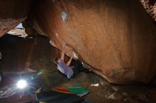 Bouldering in Hueco Tanks on 02/01/2020 with Blue Lizard Climbing and Yoga

Filename: SRM_20200201_1348440.jpg
Aperture: f/8.0
Shutter Speed: 1/250
Body: Canon EOS-1D Mark II
Lens: Canon EF 16-35mm f/2.8 L