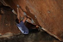 Bouldering in Hueco Tanks on 02/01/2020 with Blue Lizard Climbing and Yoga

Filename: SRM_20200201_1359560.jpg
Aperture: f/8.0
Shutter Speed: 1/250
Body: Canon EOS-1D Mark II
Lens: Canon EF 16-35mm f/2.8 L