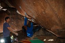 Bouldering in Hueco Tanks on 02/01/2020 with Blue Lizard Climbing and Yoga

Filename: SRM_20200201_1407140.jpg
Aperture: f/8.0
Shutter Speed: 1/250
Body: Canon EOS-1D Mark II
Lens: Canon EF 16-35mm f/2.8 L