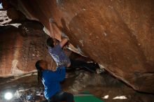 Bouldering in Hueco Tanks on 02/01/2020 with Blue Lizard Climbing and Yoga

Filename: SRM_20200201_1408400.jpg
Aperture: f/8.0
Shutter Speed: 1/250
Body: Canon EOS-1D Mark II
Lens: Canon EF 16-35mm f/2.8 L