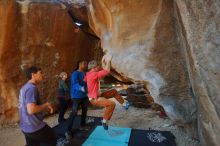 Bouldering in Hueco Tanks on 02/01/2020 with Blue Lizard Climbing and Yoga

Filename: SRM_20200201_1421570.jpg
Aperture: f/3.2
Shutter Speed: 1/250
Body: Canon EOS-1D Mark II
Lens: Canon EF 16-35mm f/2.8 L