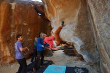 Bouldering in Hueco Tanks on 02/01/2020 with Blue Lizard Climbing and Yoga

Filename: SRM_20200201_1421580.jpg
Aperture: f/3.2
Shutter Speed: 1/250
Body: Canon EOS-1D Mark II
Lens: Canon EF 16-35mm f/2.8 L