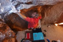 Bouldering in Hueco Tanks on 02/01/2020 with Blue Lizard Climbing and Yoga

Filename: SRM_20200201_1434090.jpg
Aperture: f/4.0
Shutter Speed: 1/250
Body: Canon EOS-1D Mark II
Lens: Canon EF 16-35mm f/2.8 L