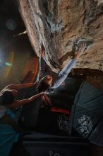 Bouldering in Hueco Tanks on 02/01/2020 with Blue Lizard Climbing and Yoga

Filename: SRM_20200201_1458470.jpg
Aperture: f/8.0
Shutter Speed: 1/250
Body: Canon EOS-1D Mark II
Lens: Canon EF 16-35mm f/2.8 L